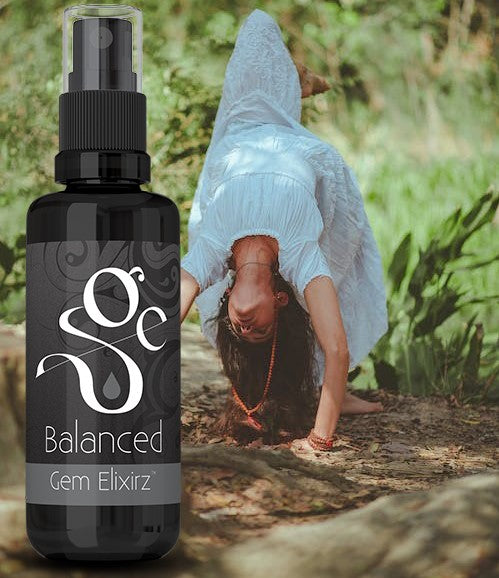 Balanced Aromatherapy Spray with essential oils and gemstones
