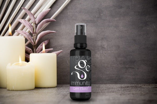 Immunity aromatherapy spray with essential oils and gemstones – GEM Elixirz